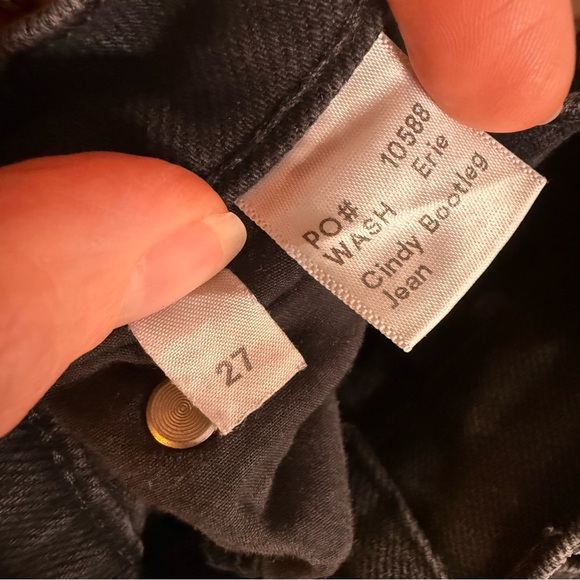 Reformation Black Erie Cindy Bootleg Jeans, Women’s Size 27 - Picture 10 of 12
